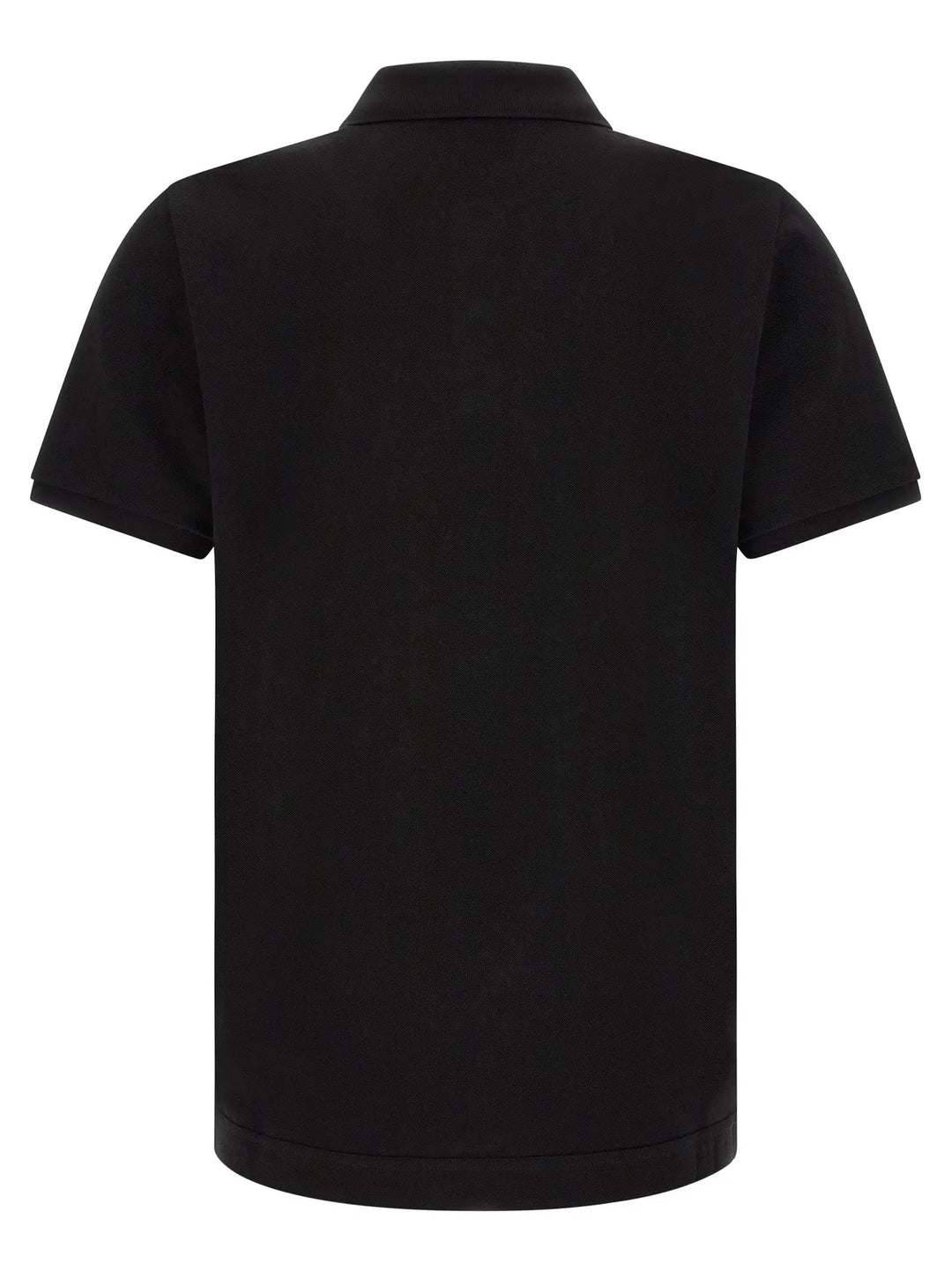 Moncler Sample Sale | Moncler Black Leather Polo Shirt - | Designer outlet