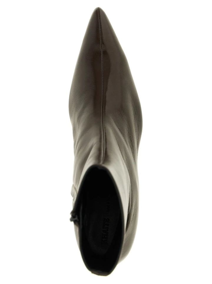 Khaite Sample Sale | Khaite Brown Calfskin Ankle Boots - | Designer outlet