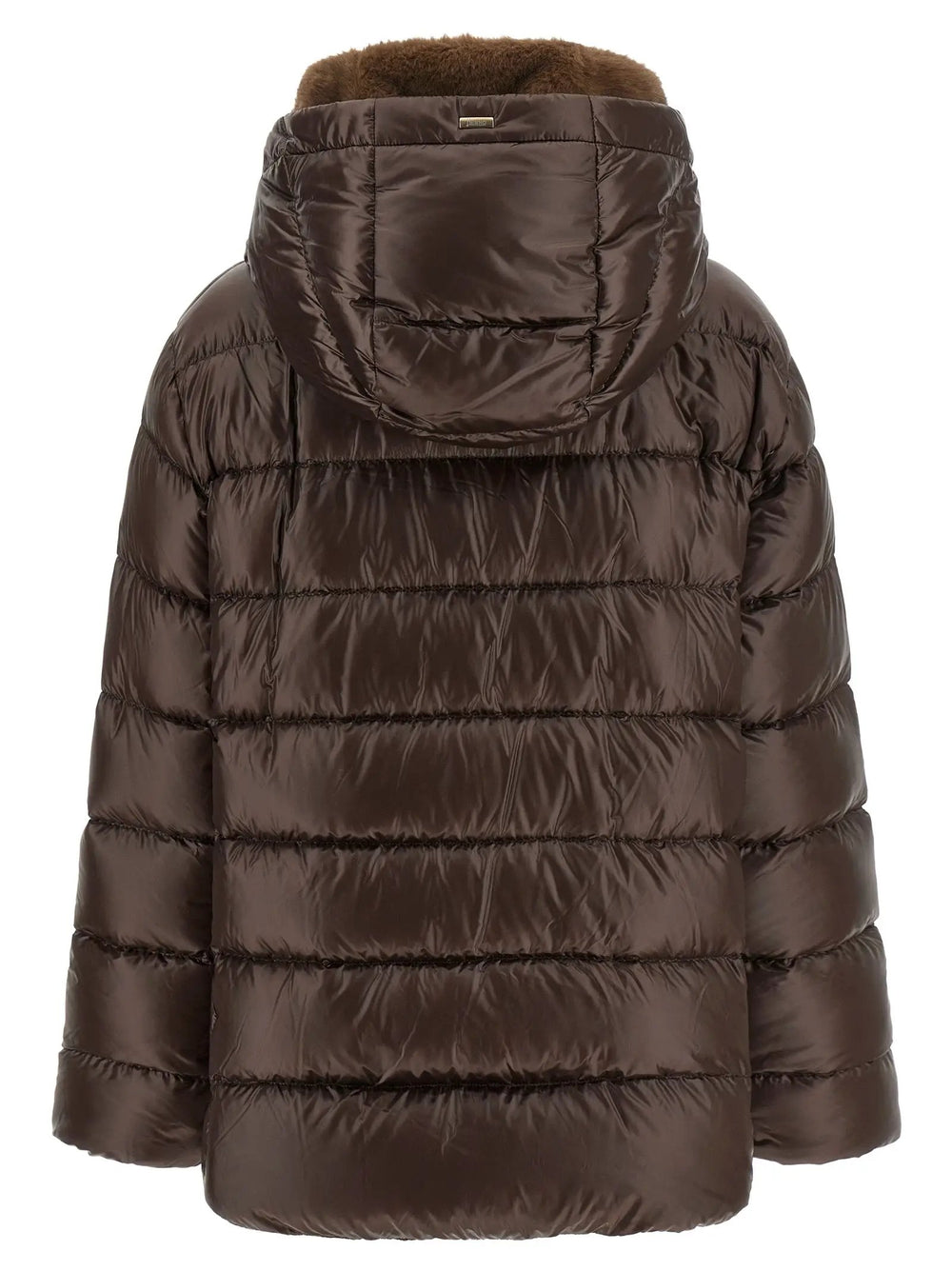 Herno Sample Sale | Herno Brown Polyamide Full-Length Jacket - | Designer outlet