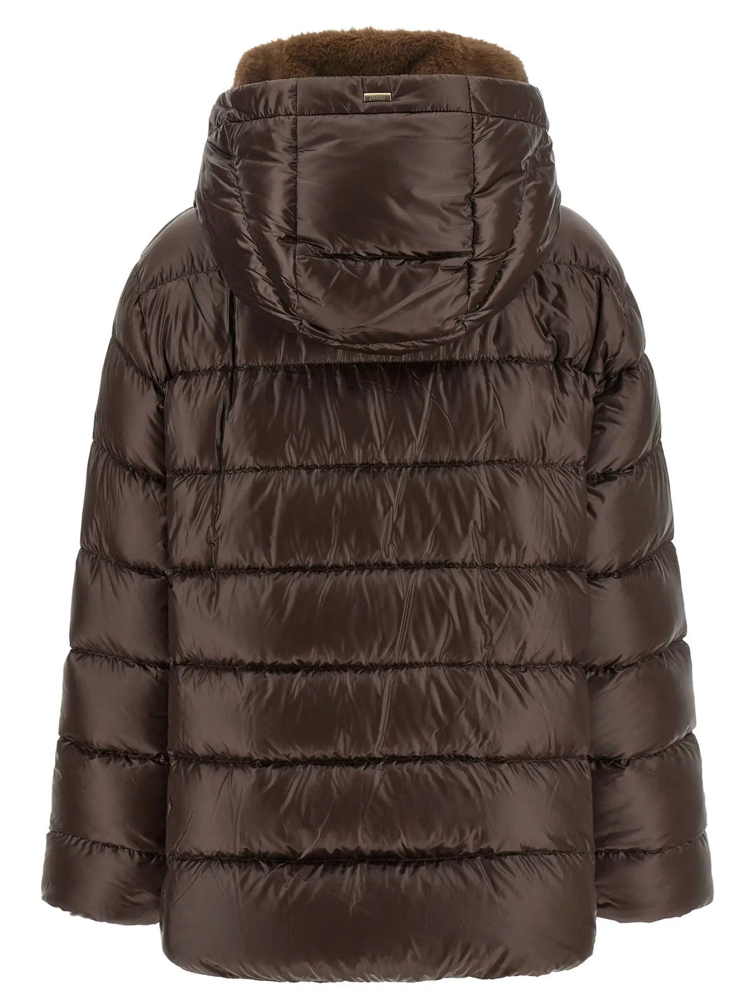 Herno Sample Sale | Herno Brown Polyamide Full-Length Jacket - | Designer outlet