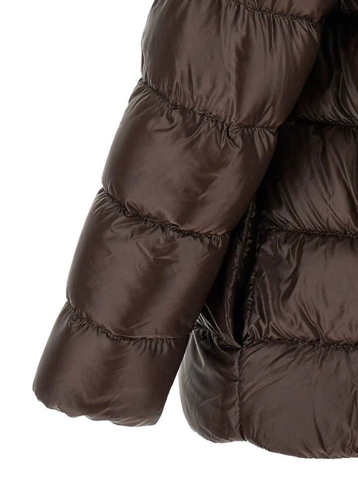Herno Sample Sale | Herno Brown Polyamide Full-Length Jacket - | Designer outlet
