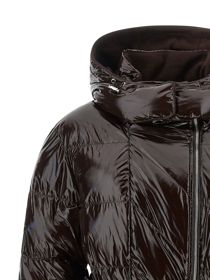 PINKO Sample Sale | PINKO Brown Polyamide Full-Length Jacket - | Designer outlet
