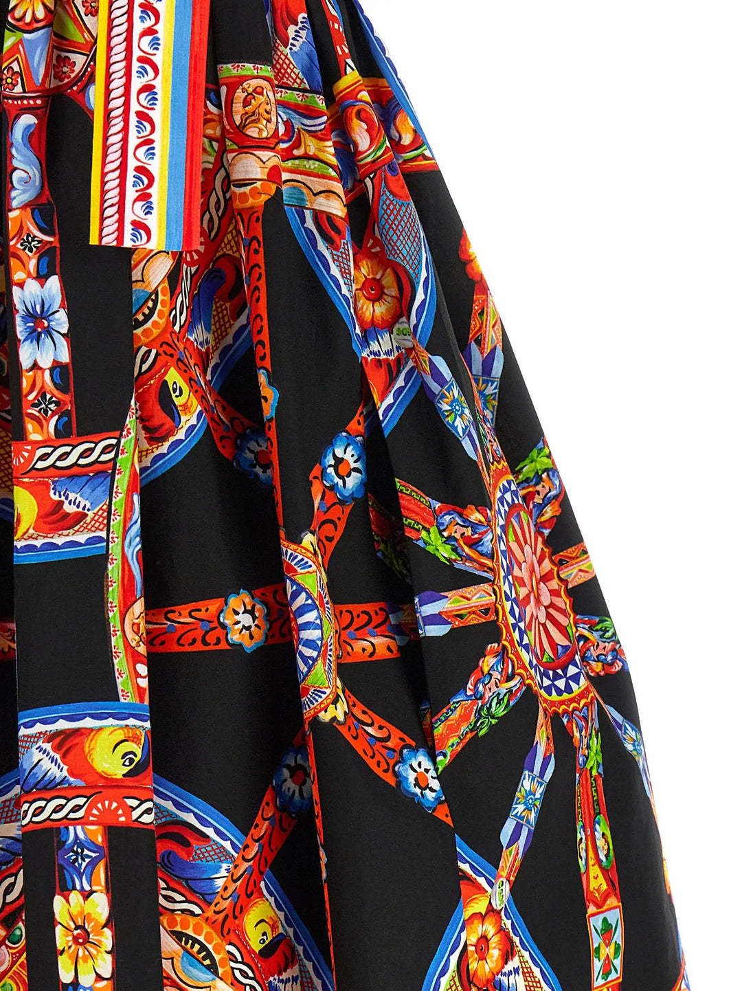 Dolce &amp; Gabbana Sample Sale | Dolce &amp; Gabbana Multicolor Cotton Short Dress - | Designer outlet