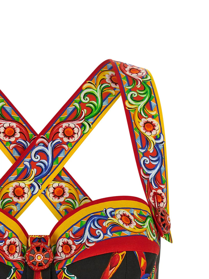 Dolce &amp; Gabbana Sample Sale | Dolce &amp; Gabbana Multicolor Cotton Blouse - | Designer outlet