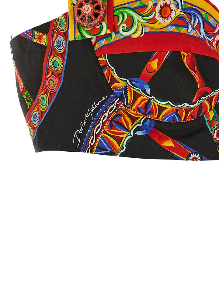 Dolce &amp; Gabbana Sample Sale | Dolce &amp; Gabbana Multicolor Cotton Blouse - | Designer outlet