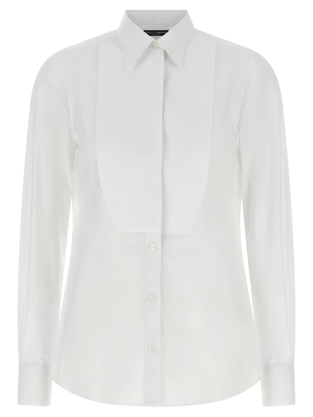 Dolce & Gabbana Sample Sale | Dolce & Gabbana White Cotton Blouse - | Designer outlet