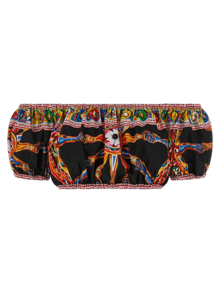 Dolce &amp; Gabbana Sample Sale | Dolce &amp; Gabbana Multicolor Cotton Pattern Shirt - | Designer outlet