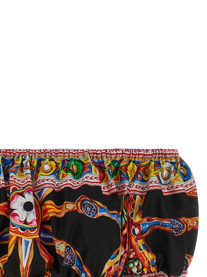 Dolce &amp; Gabbana Sample Sale | Dolce &amp; Gabbana Multicolor Cotton Pattern Shirt - | Designer outlet