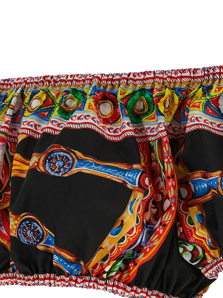 Dolce &amp; Gabbana Sample Sale | Dolce &amp; Gabbana Multicolor Cotton Pattern Shirt - | Designer outlet
