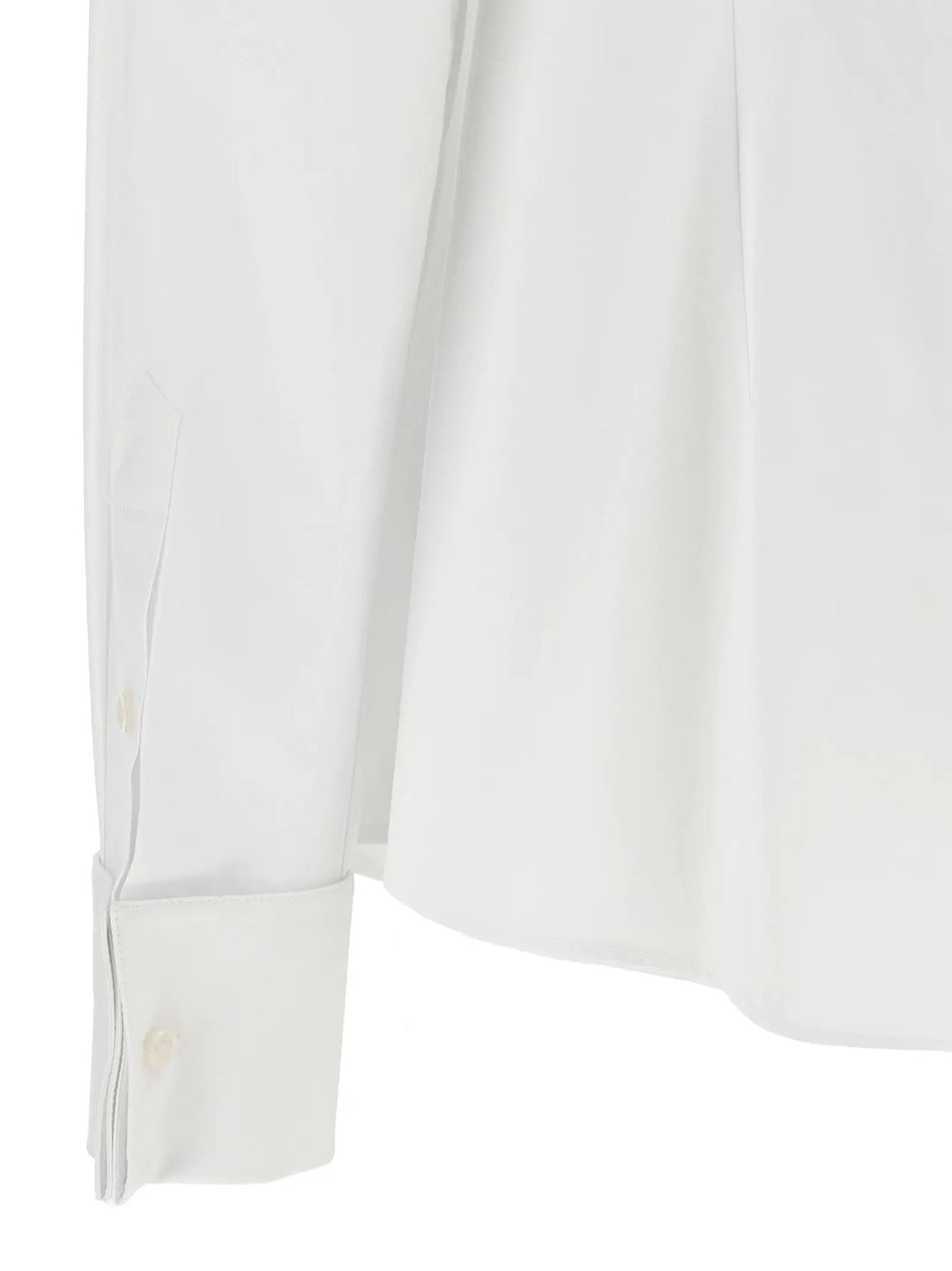 Dolce &amp; Gabbana Sample Sale | Dolce &amp; Gabbana White Cotton Blouse - | Designer outlet