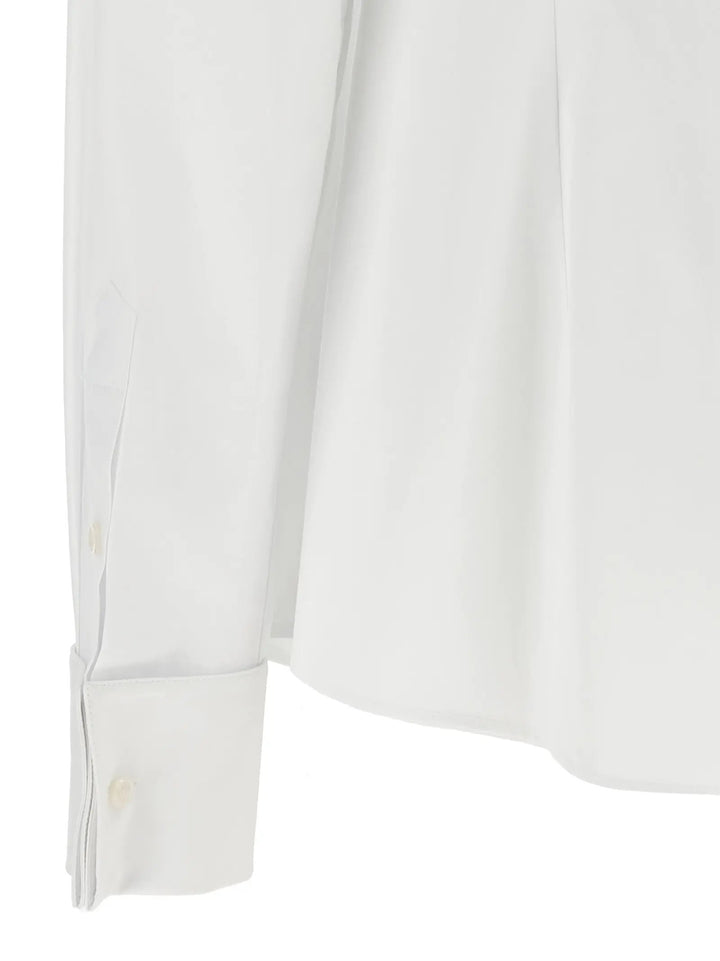 Dolce &amp; Gabbana Sample Sale | Dolce &amp; Gabbana White Cotton Blouse - | Designer outlet