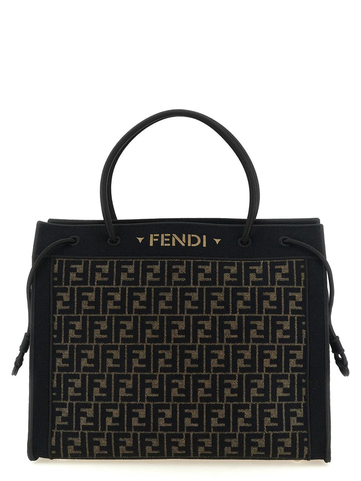Fendi Sample Sale | Fendi Brown Cotton Tote Bag - | Designer outlet