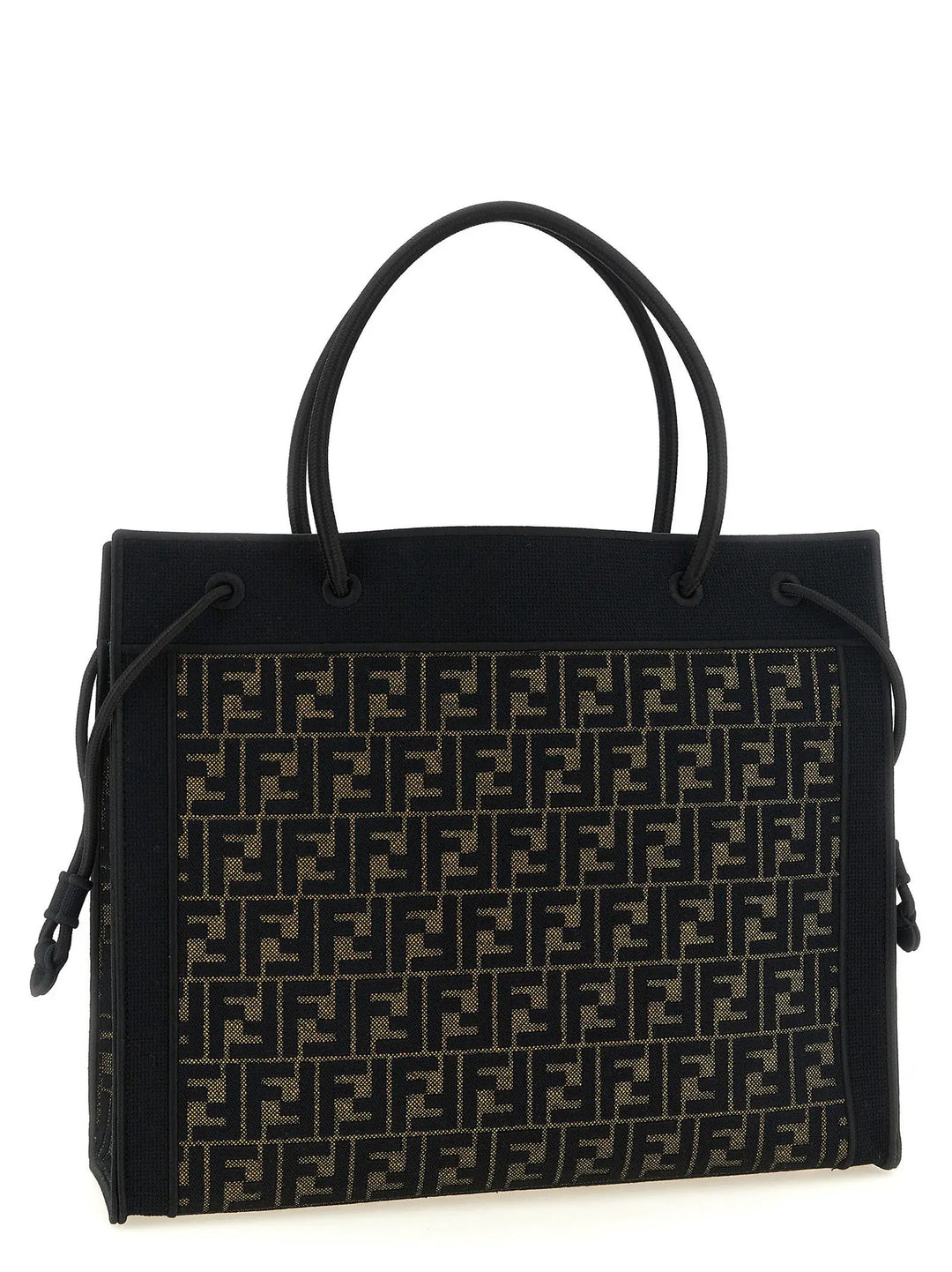 Fendi Sample Sale | Fendi Brown Cotton Tote Bag - | Designer outlet
