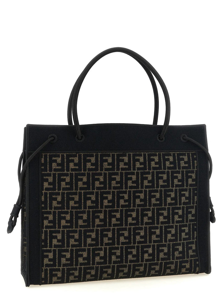 Fendi Sample Sale | Fendi Brown Cotton Tote Bag - | Designer outlet