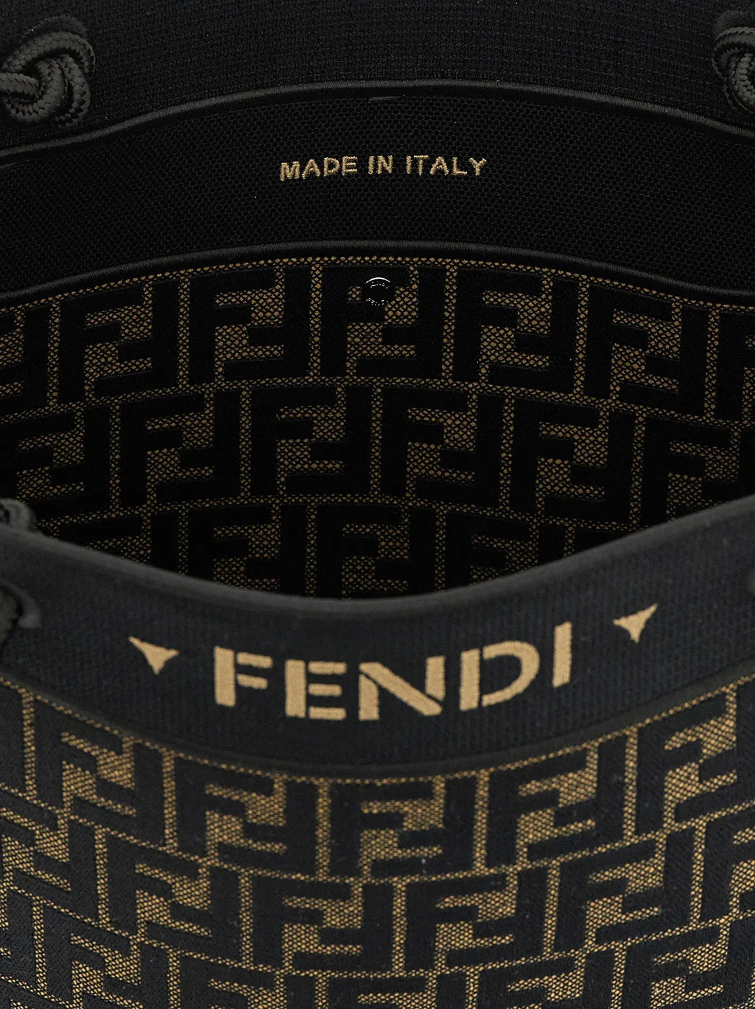 Fendi Sample Sale | Fendi Brown Cotton Tote Bag - | Designer outlet