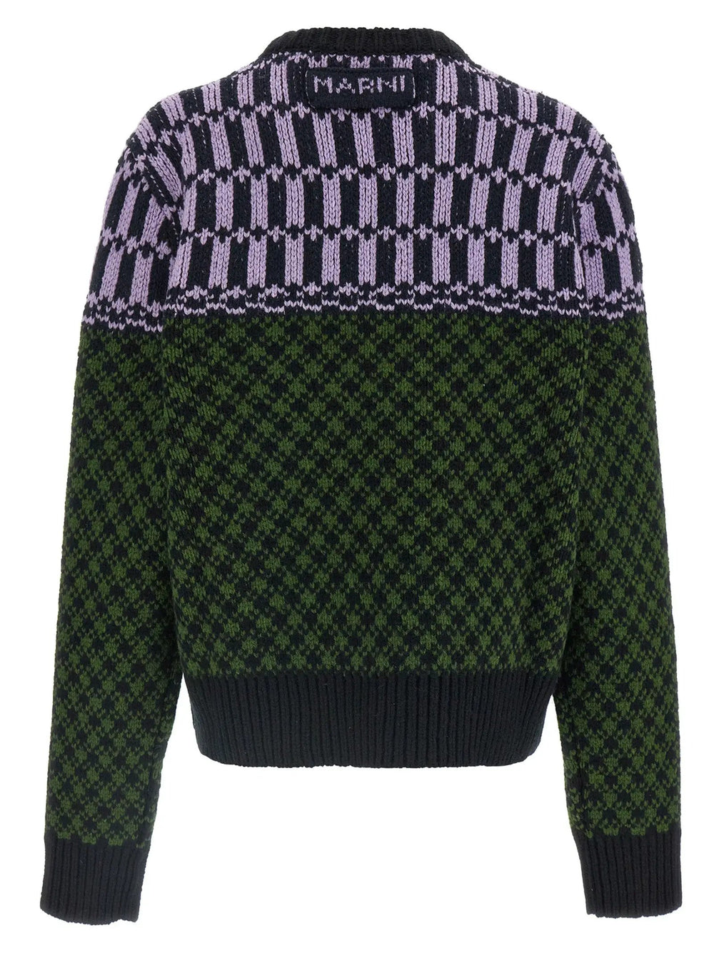 Marni Sample Sale | Marni Multicolor Wool Cardigan - | Designer outlet