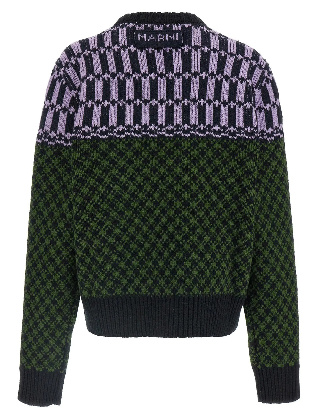 Marni Sample Sale | Marni Multicolor Wool Cardigan - | Designer outlet