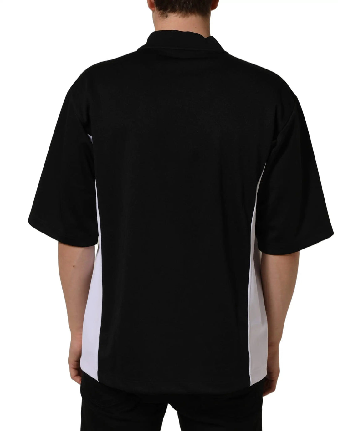 Dolce &amp; Gabbana Sample Sale | Dolce &amp; Gabbana Black Polyester DGVIB3 Oversized Jersey T-shirt - | Designer outlet