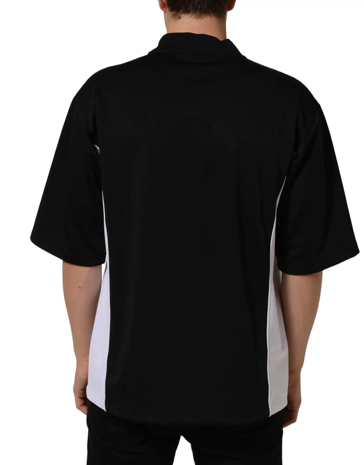 Dolce &amp; Gabbana Sample Sale | Dolce &amp; Gabbana Black Polyester DGVIB3 Oversized Jersey T-shirt - | Designer outlet