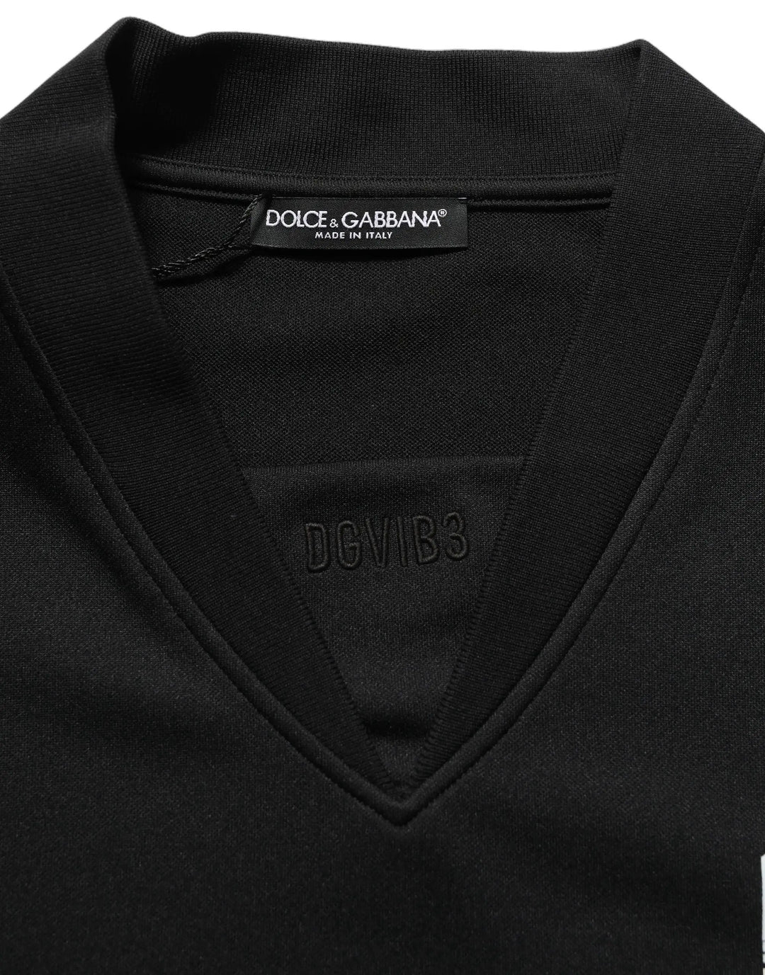 Dolce &amp; Gabbana Sample Sale | Dolce &amp; Gabbana Black Polyester DGVIB3 Oversized Jersey T-shirt - | Designer outlet