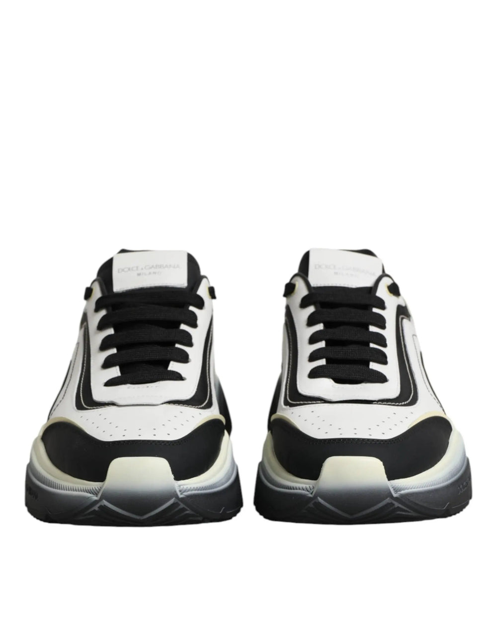 Dolce & Gabbana Sample Sale | Dolce & Gabbana White Black Daymaster Two Tone Sneaker Shoes - | Designer outlet