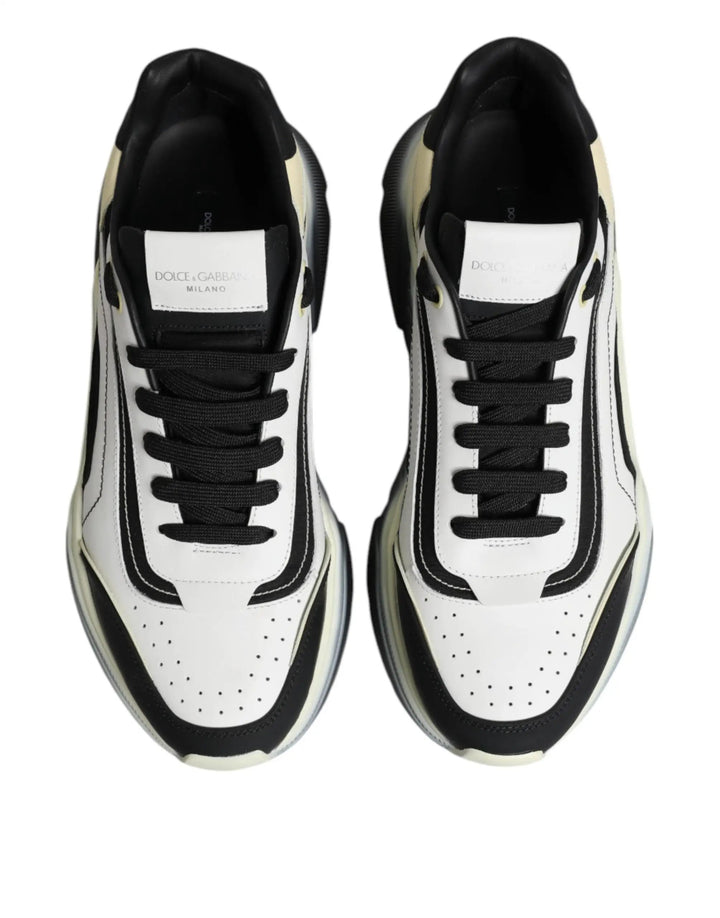 Dolce &amp; Gabbana Sample Sale | Dolce &amp; Gabbana White Black Daymaster Two Tone Sneaker Shoes - | Designer outlet
