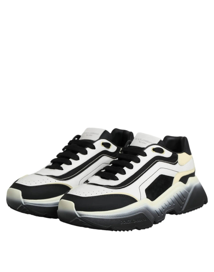 Dolce &amp; Gabbana Sample Sale | Dolce &amp; Gabbana White Black Daymaster Two Tone Sneaker Shoes - | Designer outlet