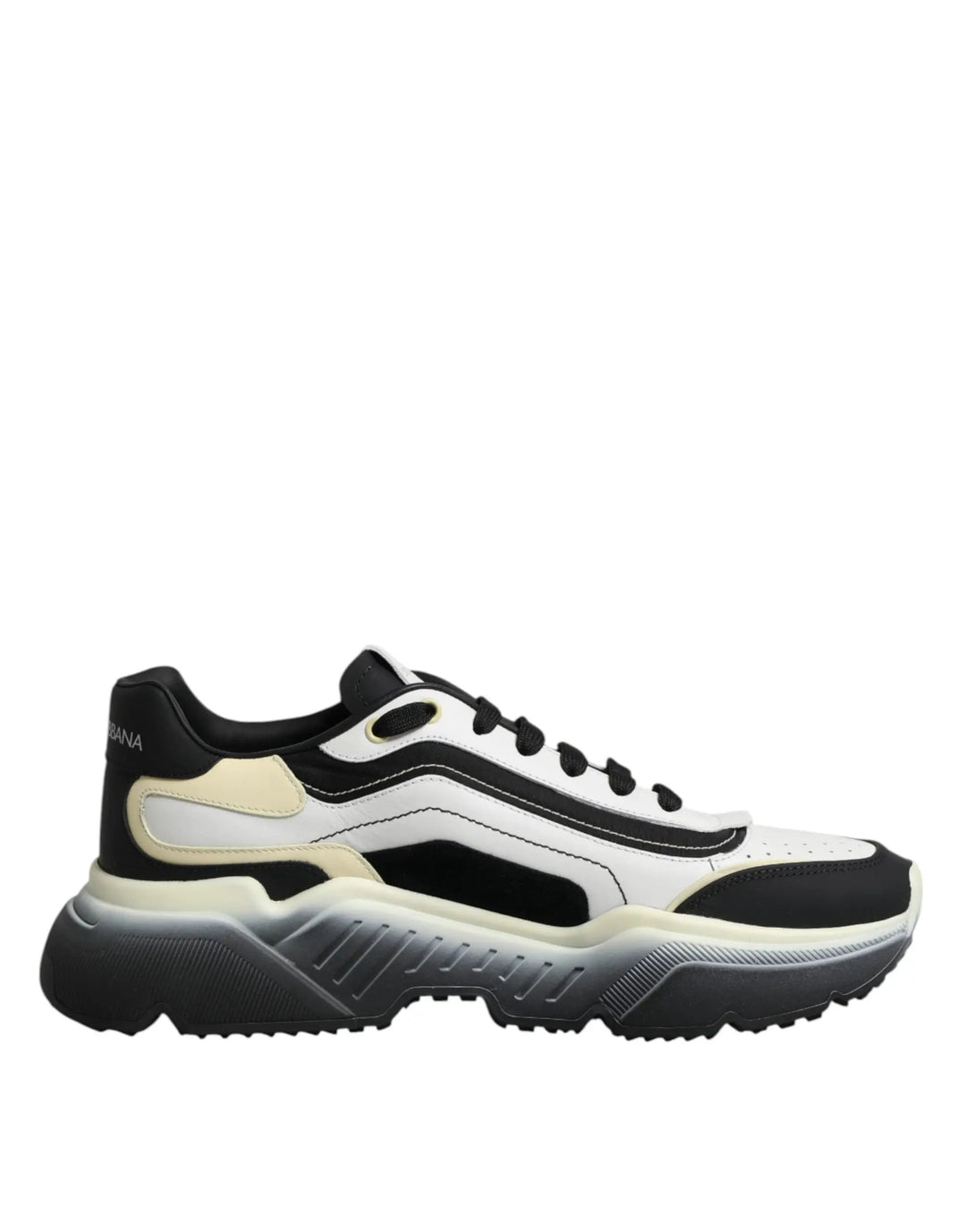 Dolce &amp; Gabbana Sample Sale | Dolce &amp; Gabbana White Black Daymaster Two Tone Sneaker Shoes - | Designer outlet