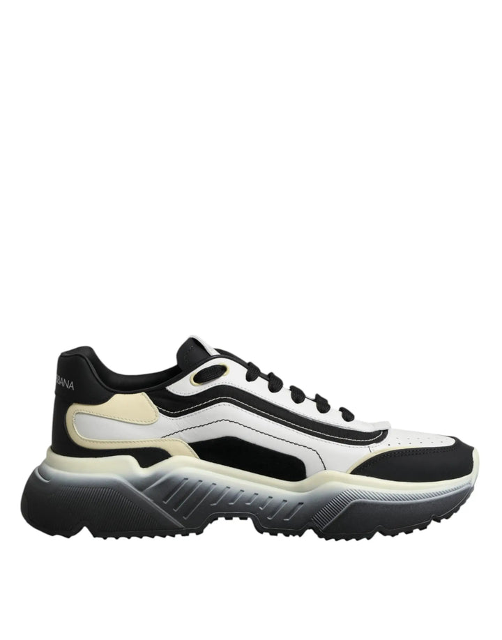Dolce &amp; Gabbana Sample Sale | Dolce &amp; Gabbana White Black Daymaster Two Tone Sneaker Shoes - | Designer outlet