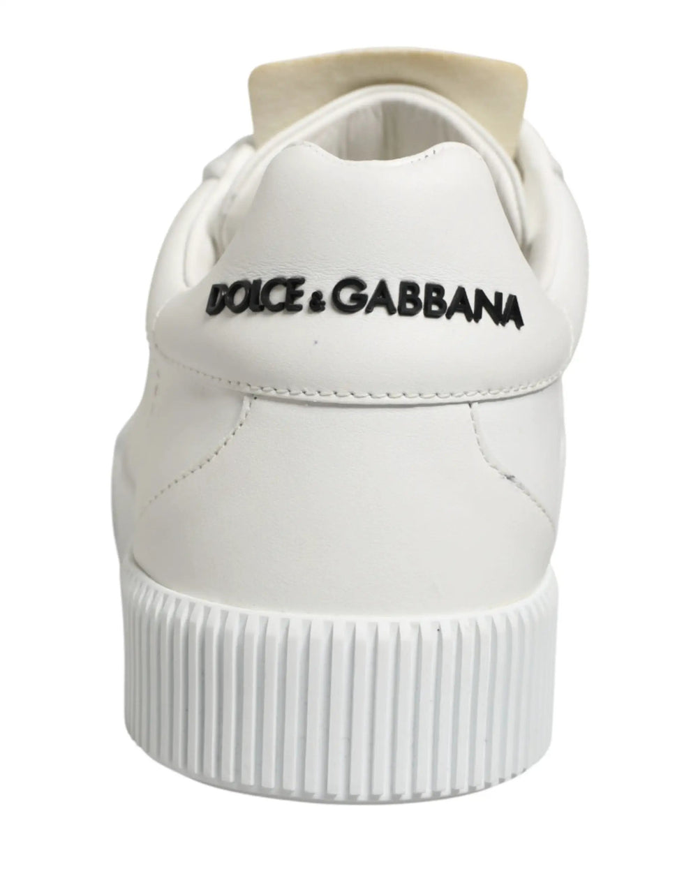 Dolce & Gabbana Sample Sale | Dolce & Gabbana White Miami Leather Low Top Men Sneakers Shoes - | Designer outlet