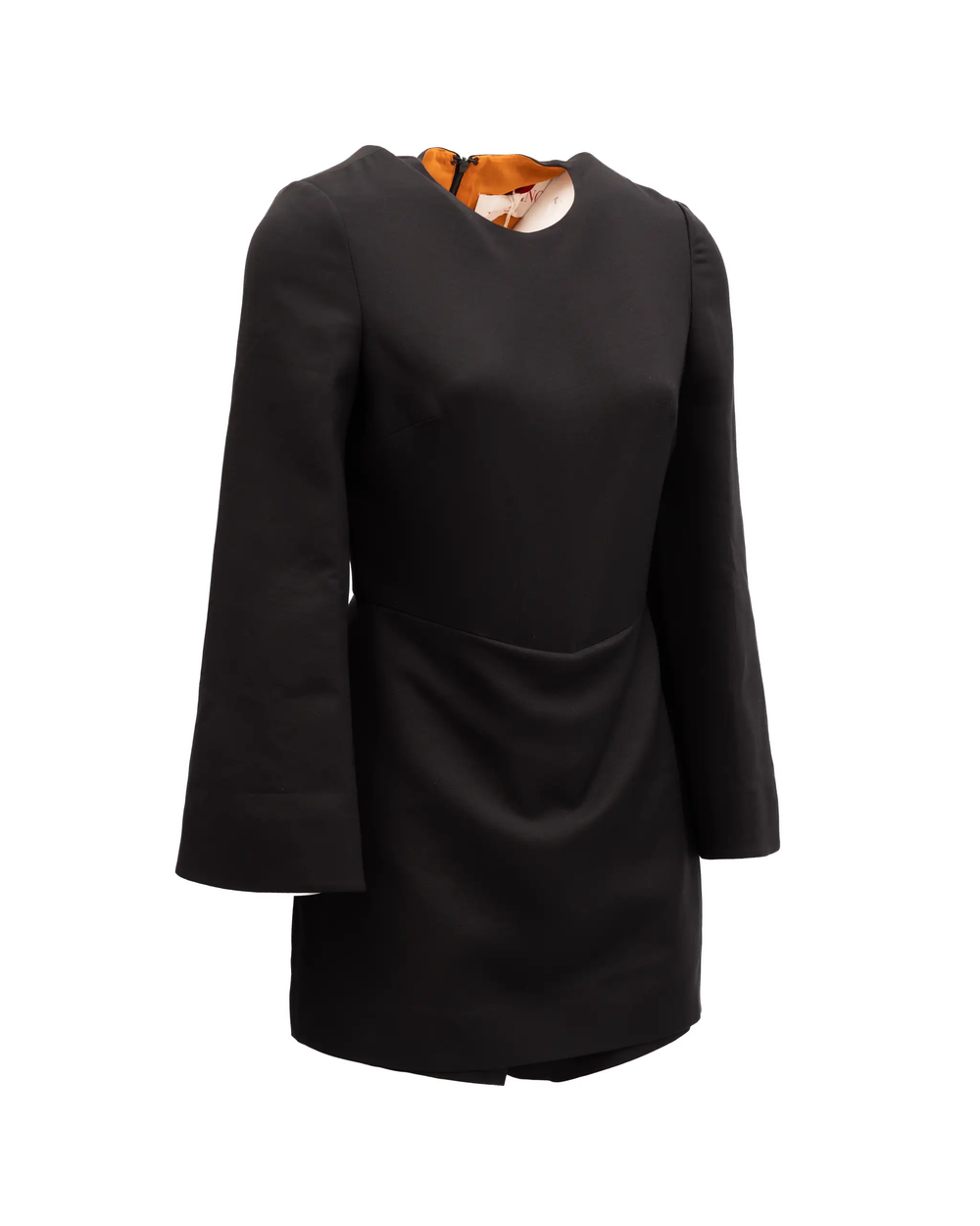 Valentino Garavani Sample Sale | Valentino Garavani Black Mini Dress with Flared Sleeves - | Designer outlet