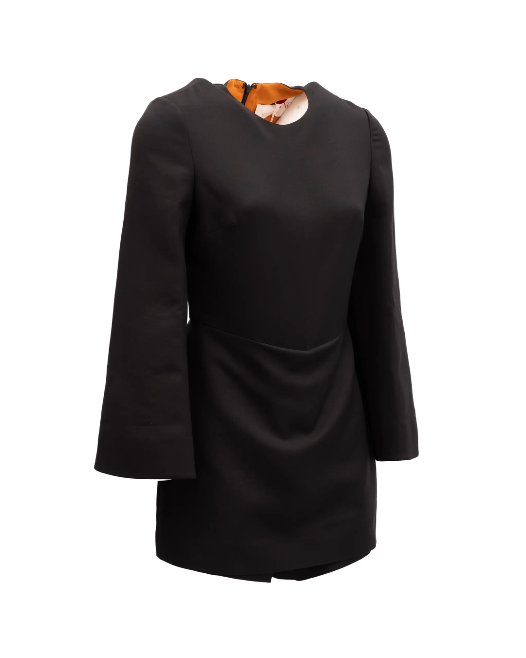 Valentino Garavani Sample Sale | Valentino Garavani Black Mini Dress with Flared Sleeves - | Designer outlet