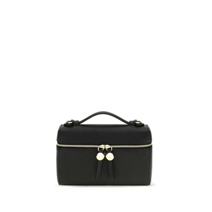 Tory Burch Sample Sale | Tory Burch Black Calf Leather Bos Taurus Handbag - | Designer outlet