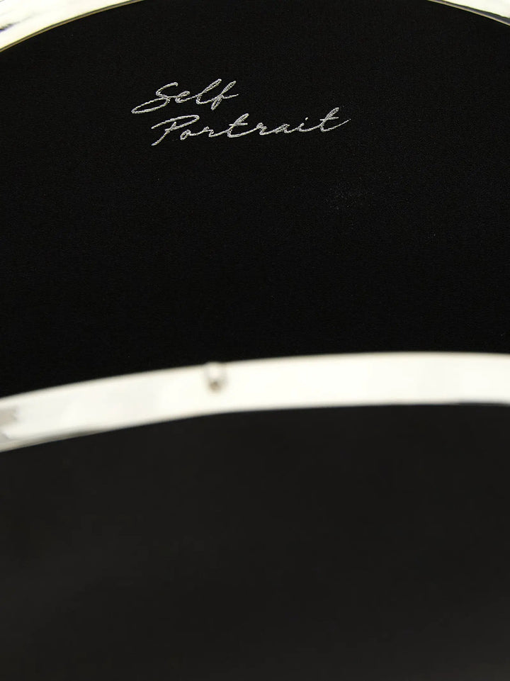 Self-Portrait Sample Sale | Self-Portrait Black Polyester Clutch Bag - | Designer outlet