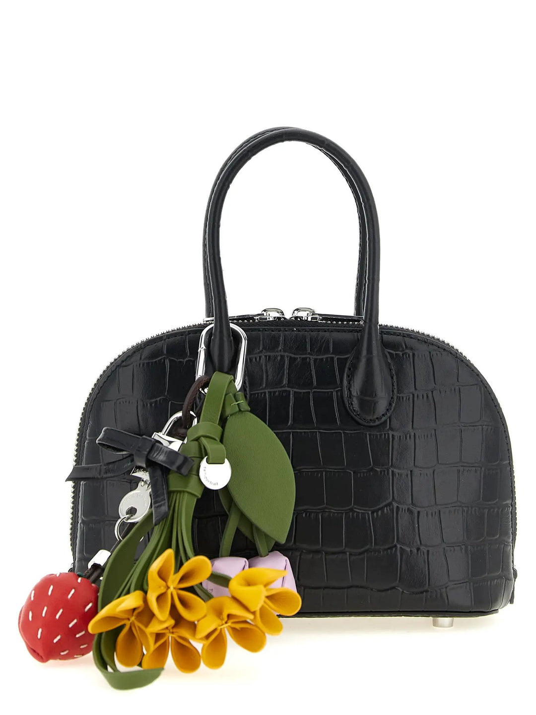 Self-Portrait Sample Sale | Self-Portrait Black Cowhide Handbag - | Designer outlet