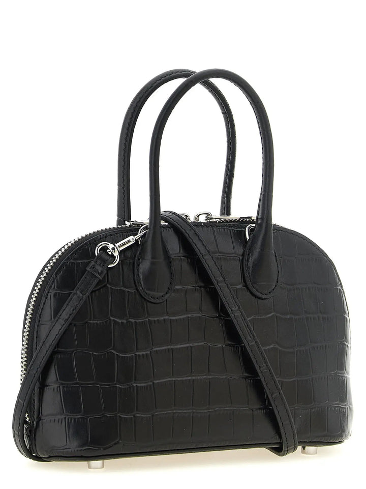Self-Portrait Sample Sale | Self-Portrait Black Cowhide Handbag - | Designer outlet