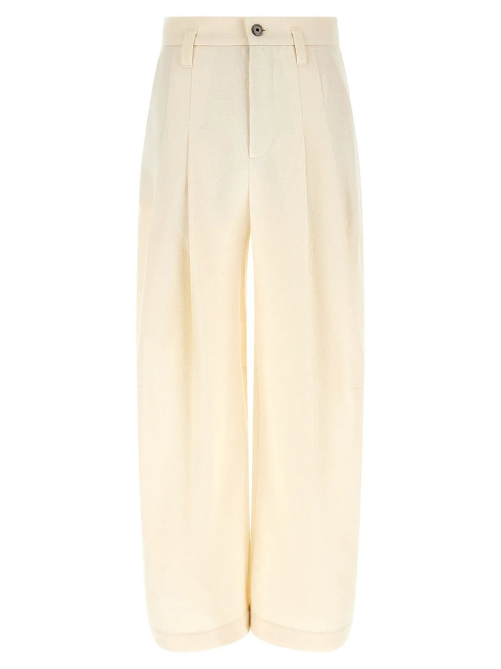 Brunello Cucinelli Sample Sale | Brunello Cucinelli White Cotton Casual Pants - | Designer outlet