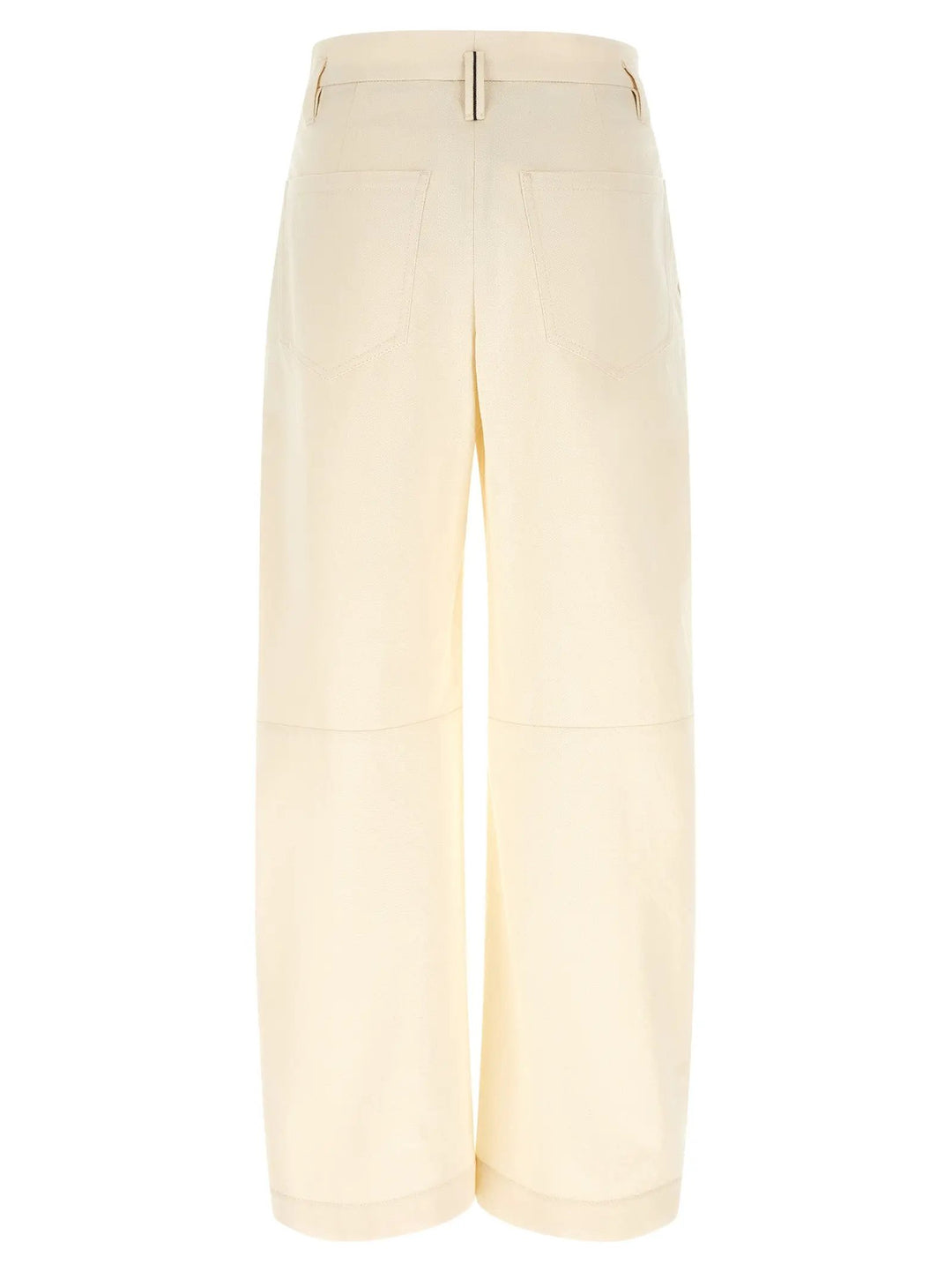 Brunello Cucinelli Sample Sale | Brunello Cucinelli White Cotton Casual Pants - | Designer outlet
