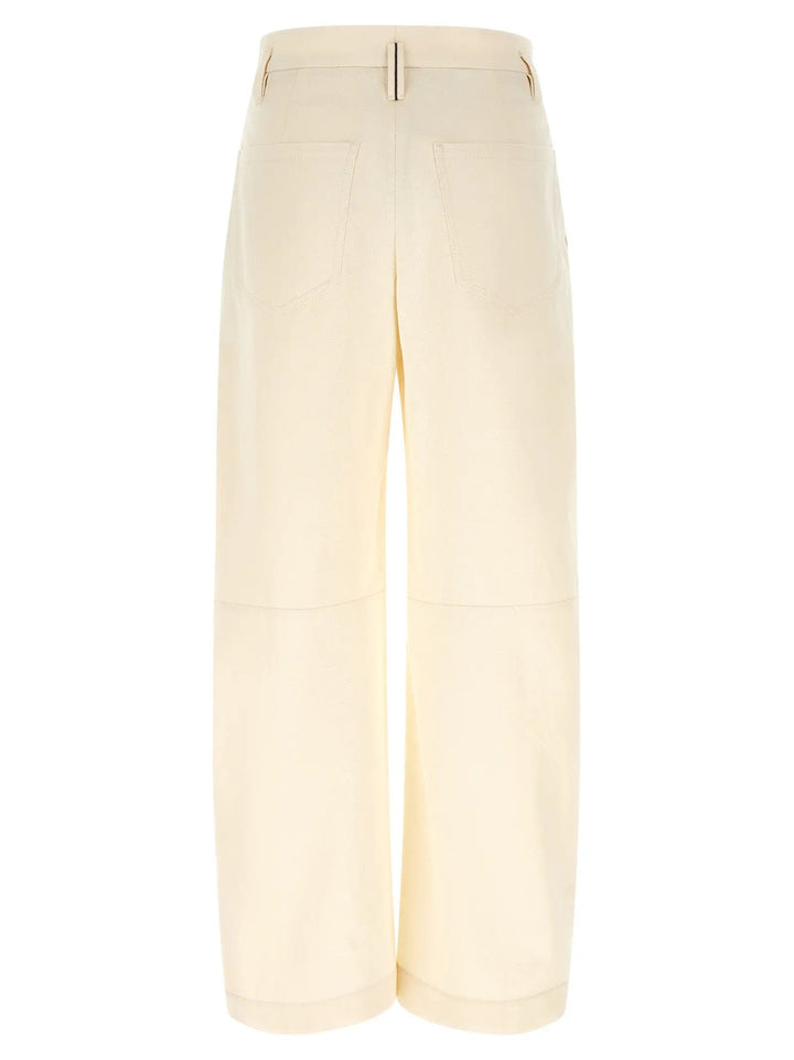 Brunello Cucinelli Sample Sale | Brunello Cucinelli White Cotton Casual Pants - | Designer outlet