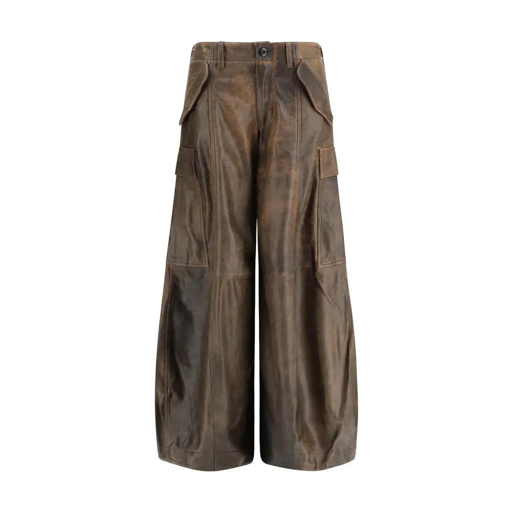 R13 Sample Sale | R13 Brown Lamb Ovis Aries Cargo Pants - | Designer outlet