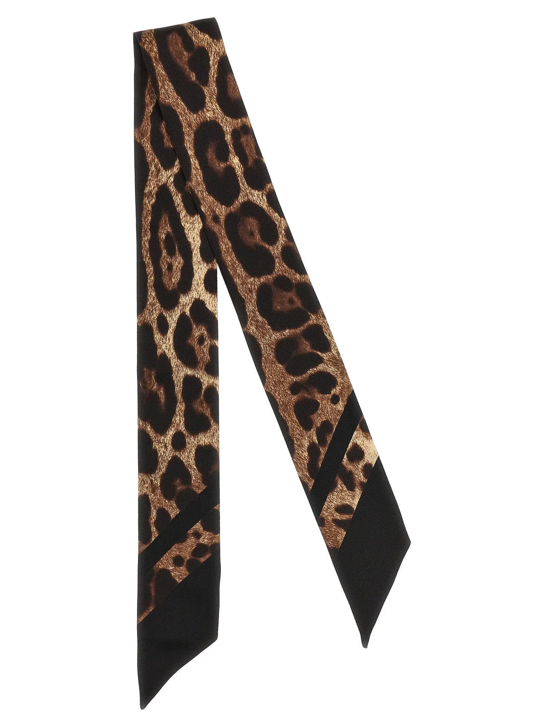 Dolce &amp; Gabbana Sample Sale | Dolce &amp; Gabbana Brown Silk Foulard - | Designer outlet