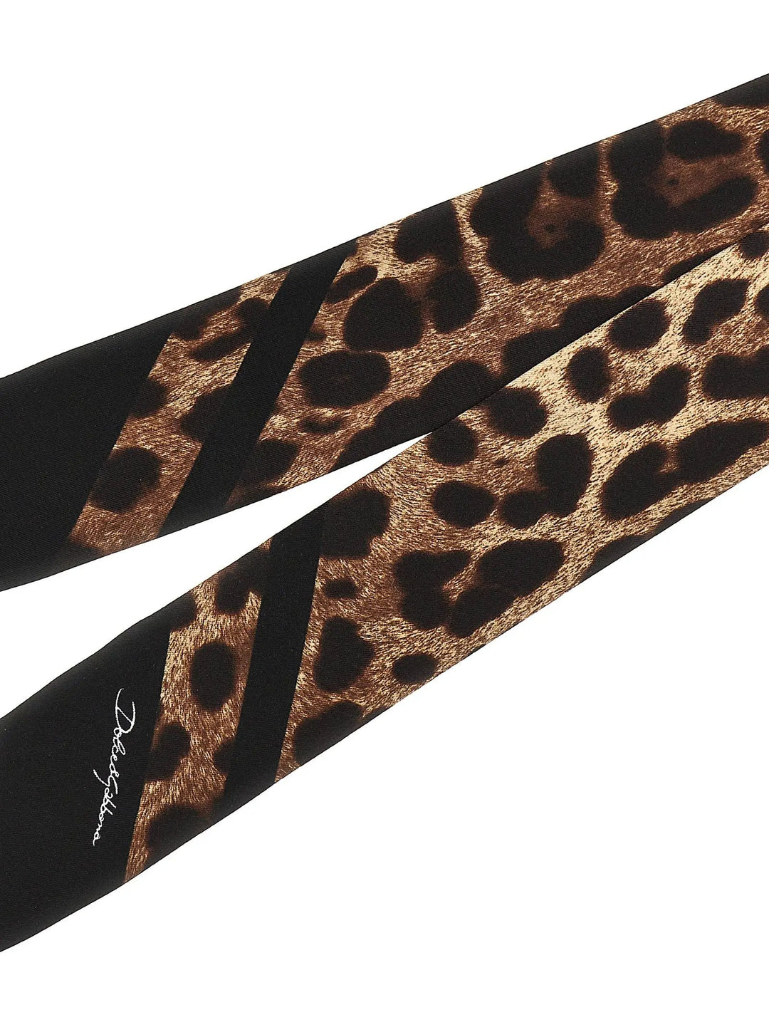 Dolce &amp; Gabbana Sample Sale | Dolce &amp; Gabbana Brown Silk Foulard - | Designer outlet