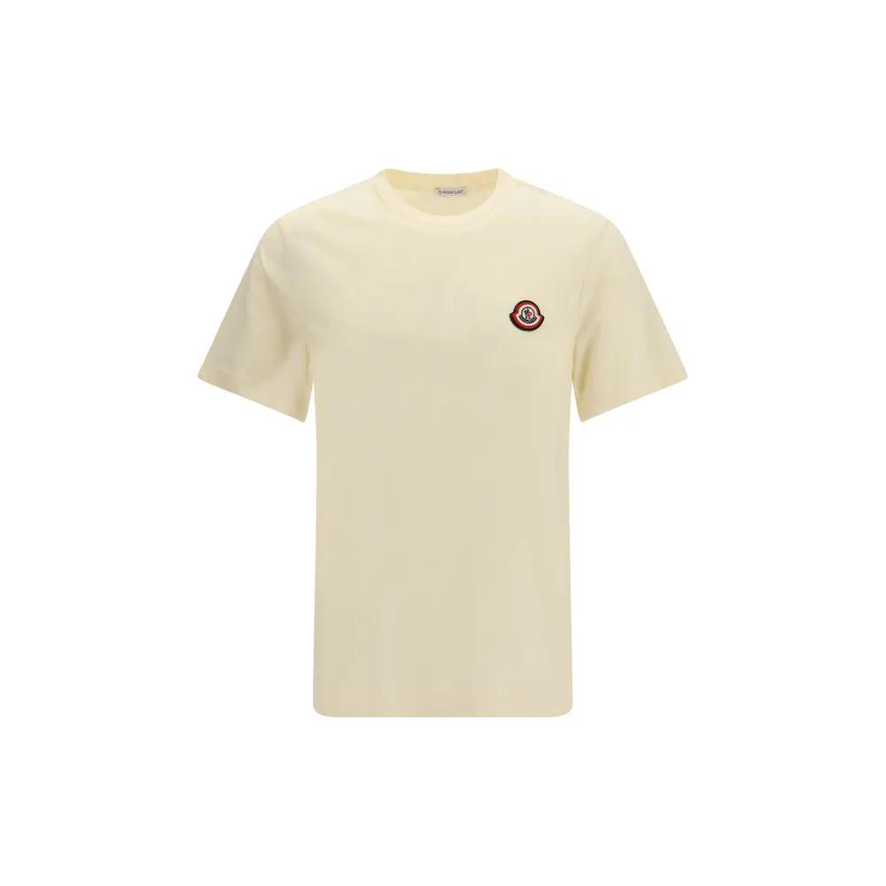 Moncler Sample Sale | Moncler Beige Cotton T-Shirt - | Designer outlet