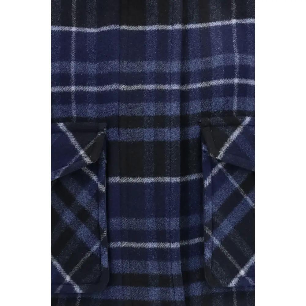 PINKO Sample Sale | PINKO Blue Wool Oves Aries Shell Jacket - | Designer outlet