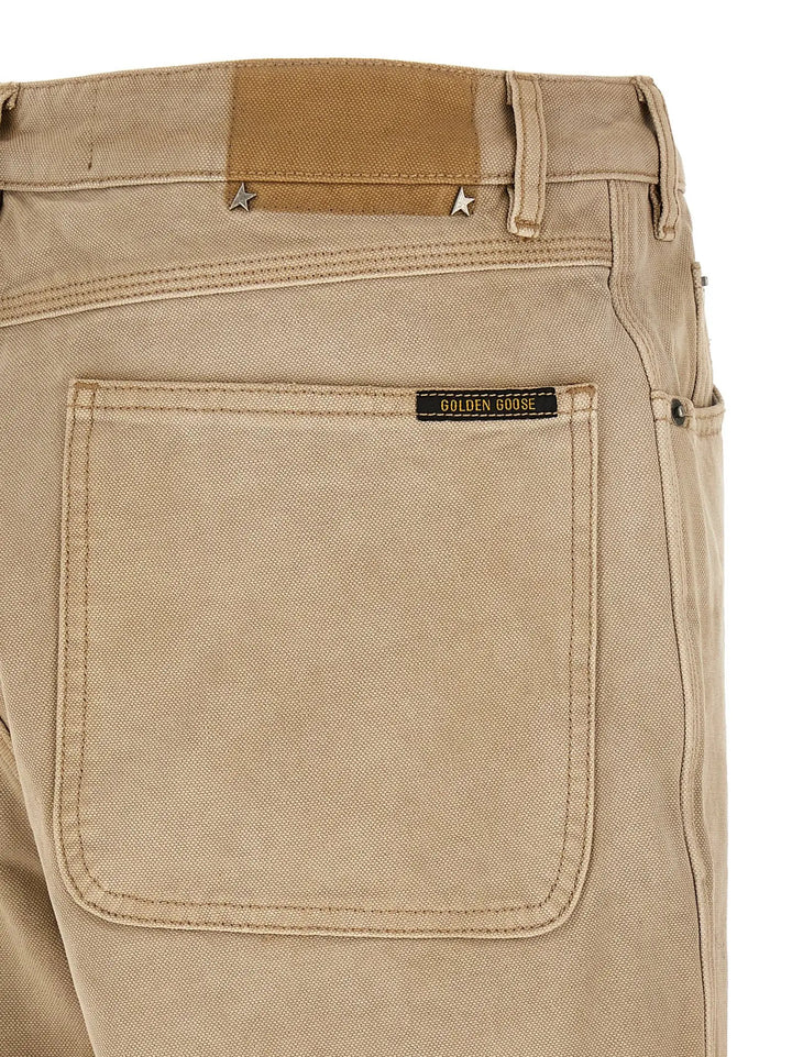 Golden Goose Sample Sale | Golden Goose Beige Cotton Casual Pants - | Designer outlet