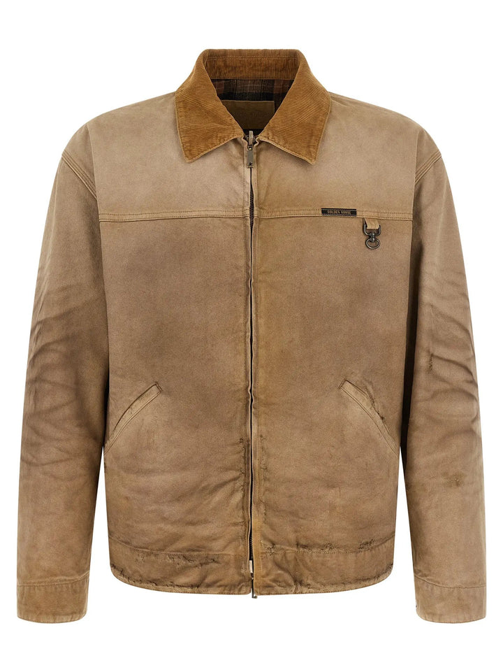 Golden Goose Sample Sale | Golden Goose Beige Cotton Shell Jacket - | Designer outlet