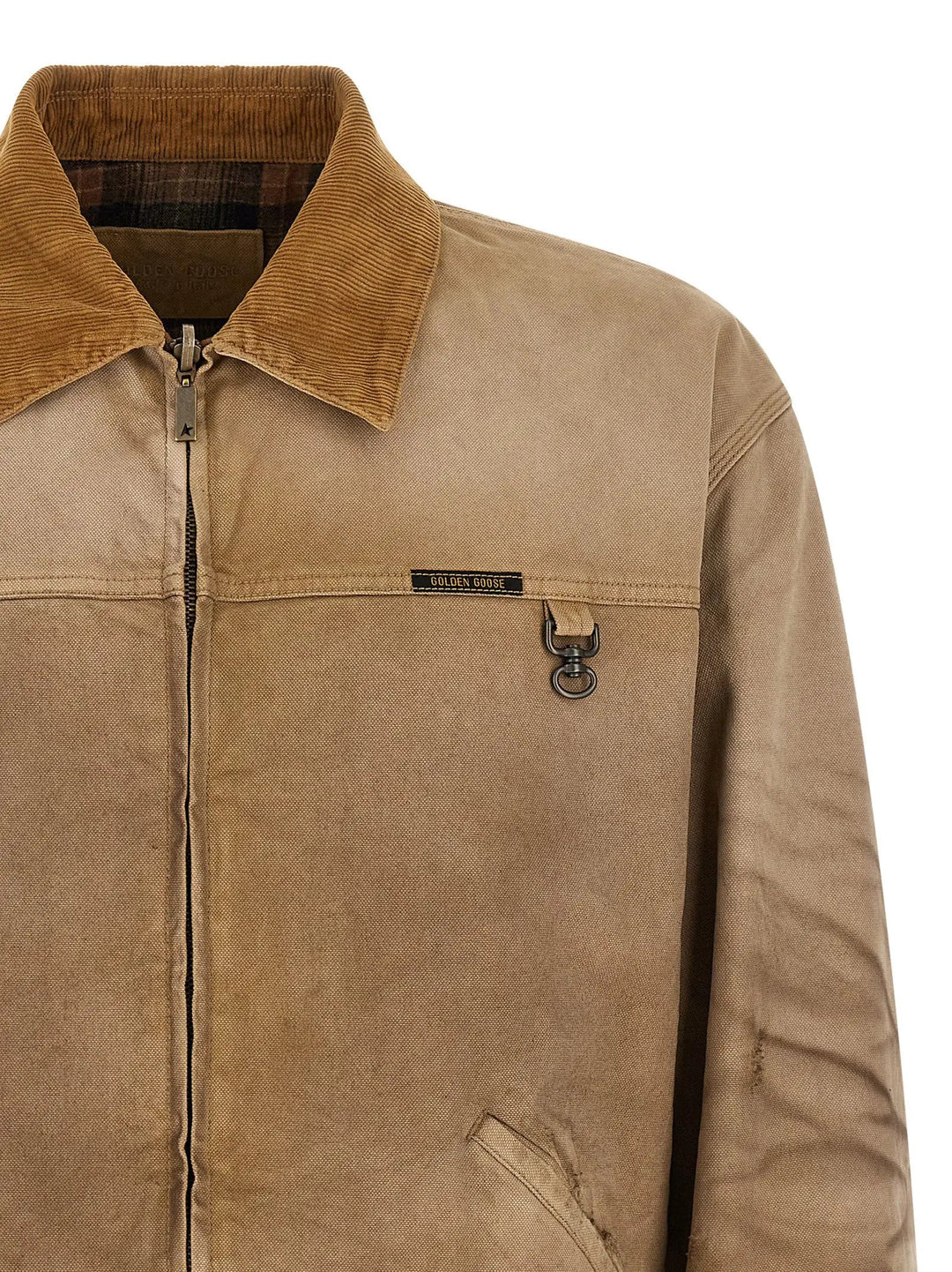 Golden Goose Sample Sale | Golden Goose Beige Cotton Shell Jacket - | Designer outlet