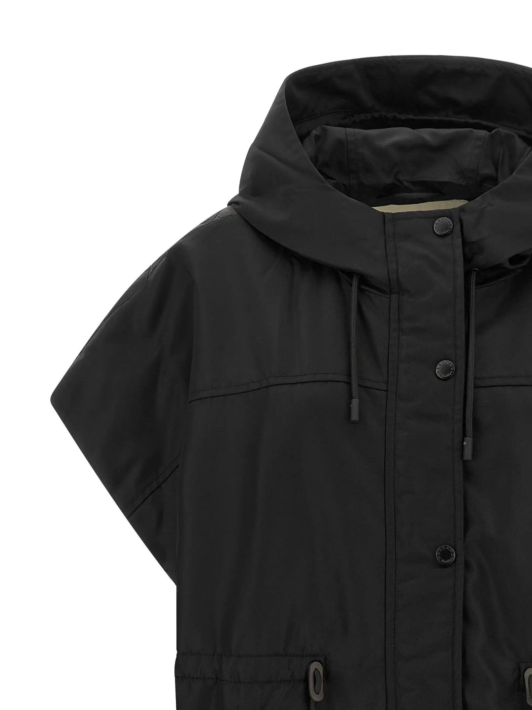 Max Mara Sample Sale | Max Mara Black Polyamide Sleeveless Jacket - | Designer outlet