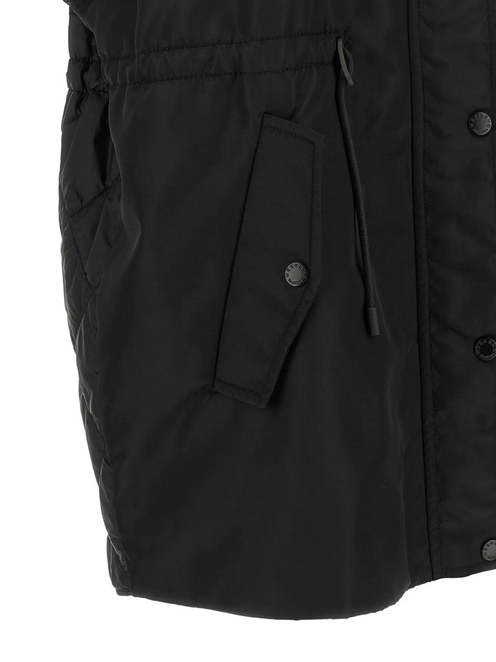 Max Mara Sample Sale | Max Mara Black Polyamide Sleeveless Jacket - | Designer outlet