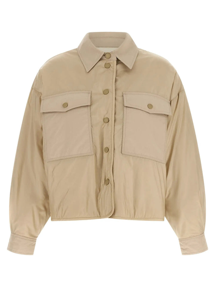 Max Mara Sample Sale | Max Mara Beige Polyester Full-Length Jacket - | Designer outlet